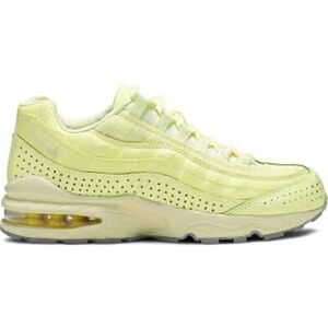 Nike RARE AIR MAX retro 95 SE GS Citron yellow sneaker shoe W 8 / M 6 /39 Casual